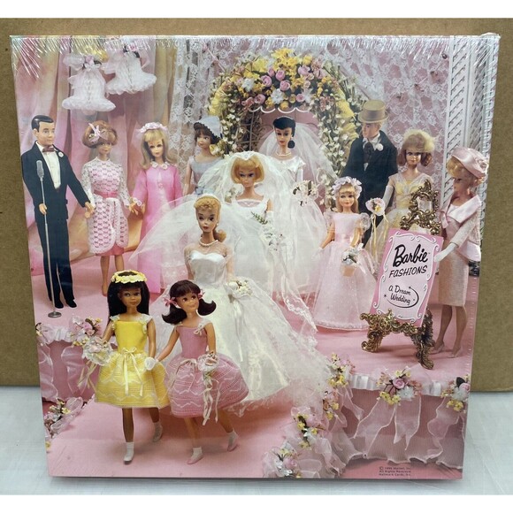 1996 Springbok Puzzle Barbie's Dream Bridal Fashion Show 500 pcs PZL 2486 NIP - Picture 1 of 6